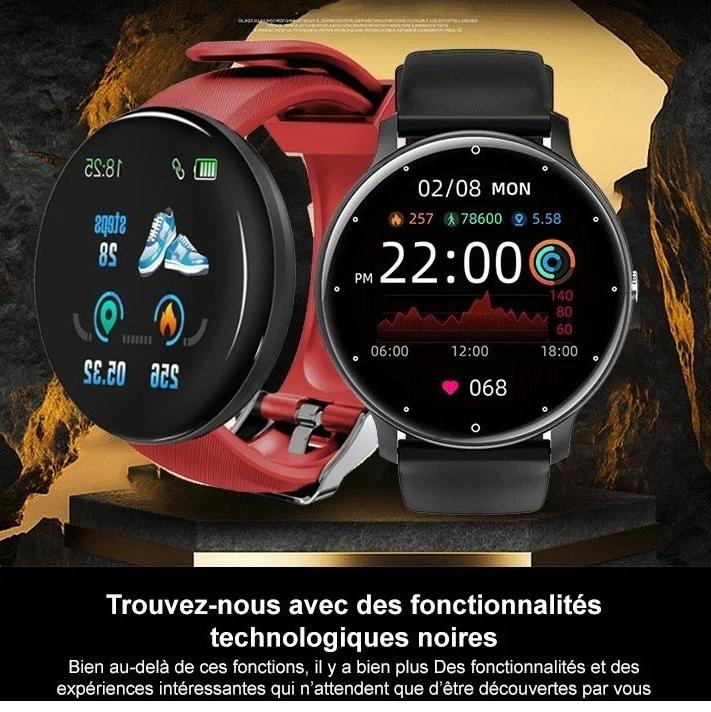 Montre de sport avec moniteur de fréquence cardiaque (GNF)