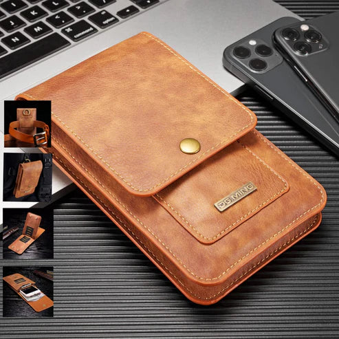 Étui de téléphone en cuir avec clip de ceinture (GNF)
