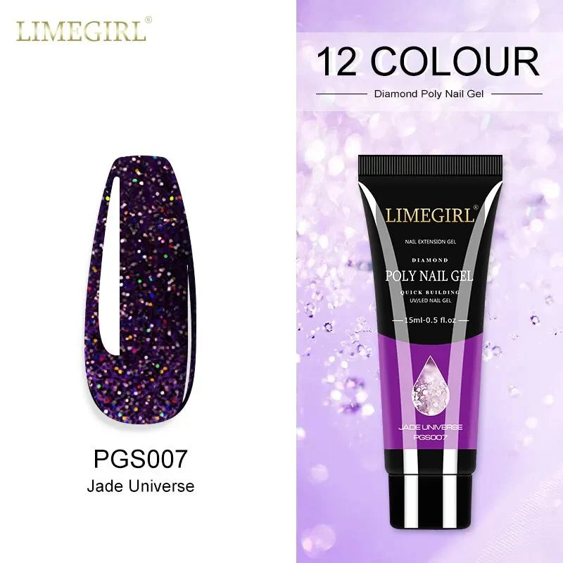 Ensemble de manucure d'extension d'ongles en gel de séparation naturel (GNF)