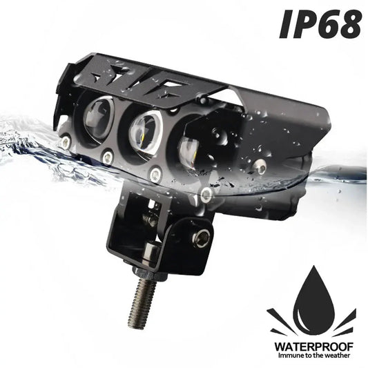 Feu de conduite de moto, feu auxiliaire LED